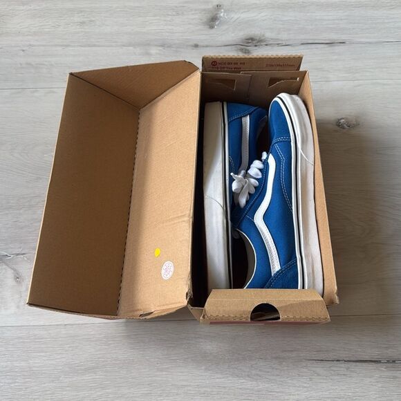 Vans Old‎ Skool Shoe men’s size 9 Women’s 10.5 Imperial blue NWT in box - Picture 7 of 11